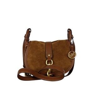 Michael Kors Jamie large suede crossbody